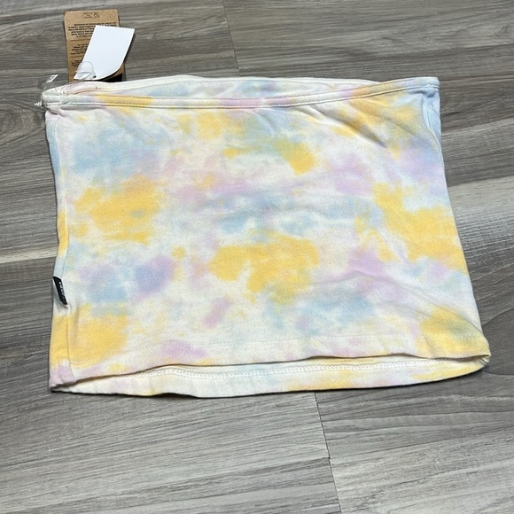 Vans tye dye crop top / tube top size XS NWT - Picture 5 of 5